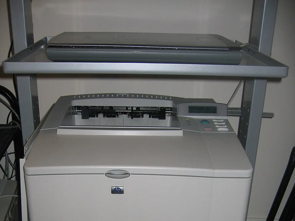 Laser printer producing printed documents