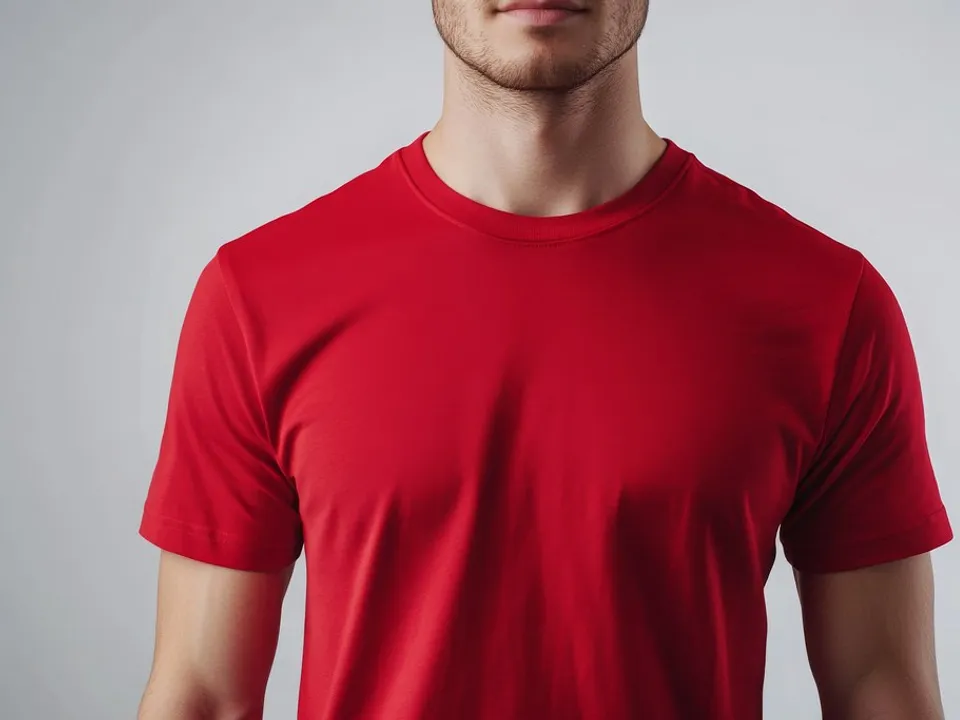 T-shirt on a product mockup ready for printing